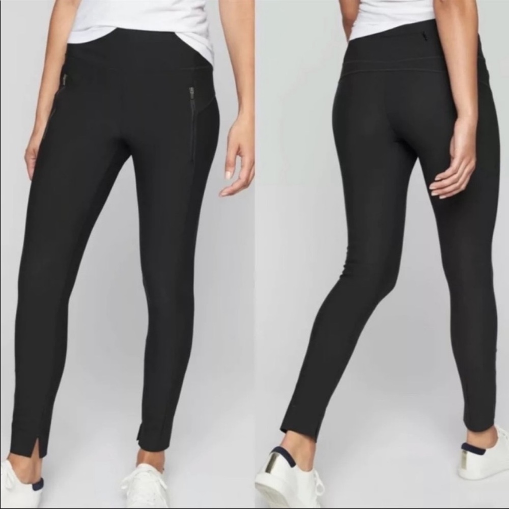 ATHLETA Stellar Black Tight Pants size small - Picture 1 of 9